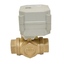 3 Way Horizontal Type L-Bore/T-Bore Quick Operating Motorized Electric Ball Valve